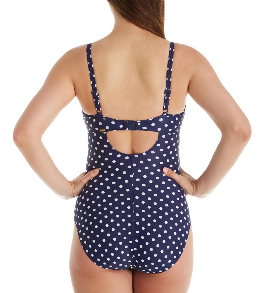 Panache Anya Spot Adjustable Side Underwire Tankini (SW1011)- Navy