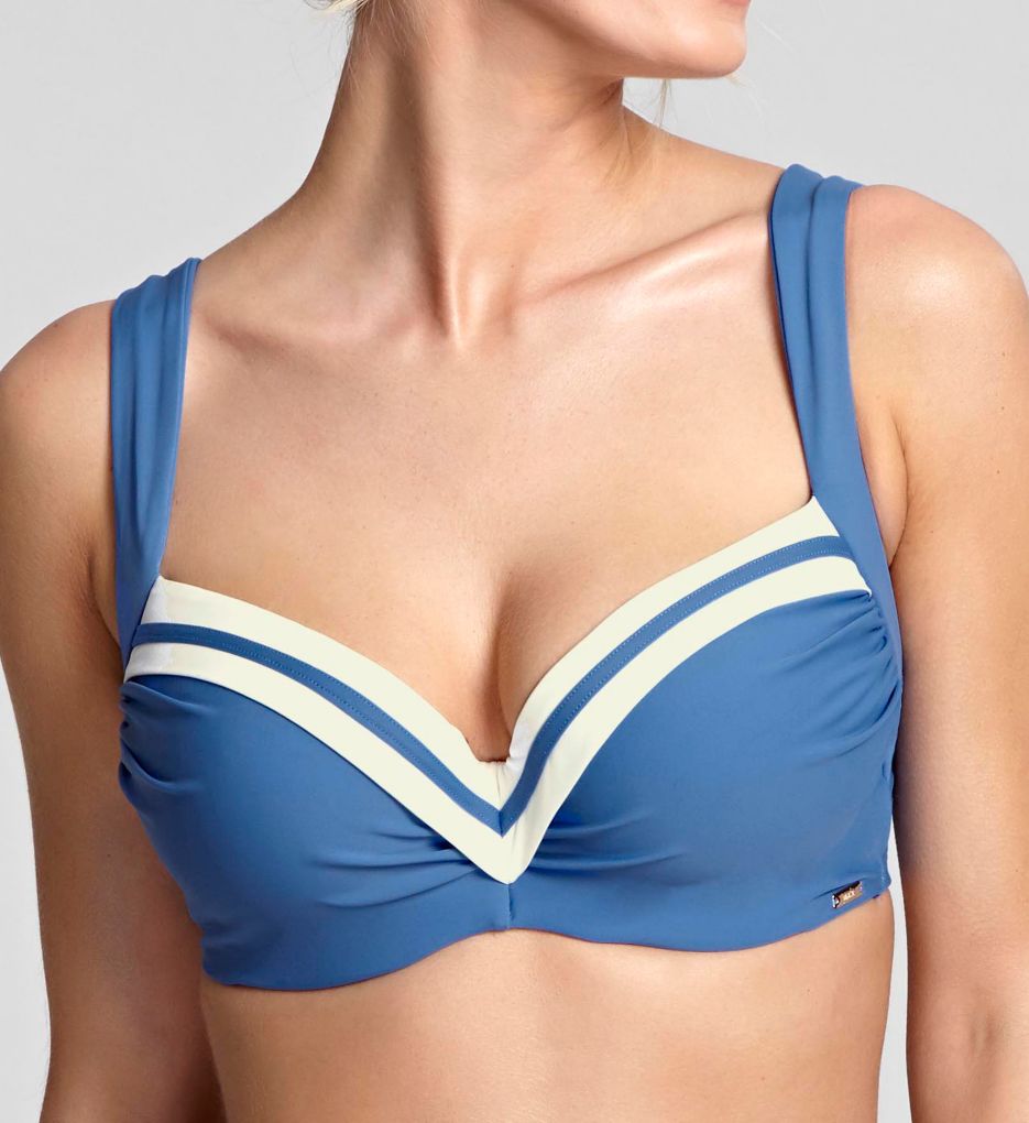 PORTOFINO DD Cup Bikini Top - Periwinkle