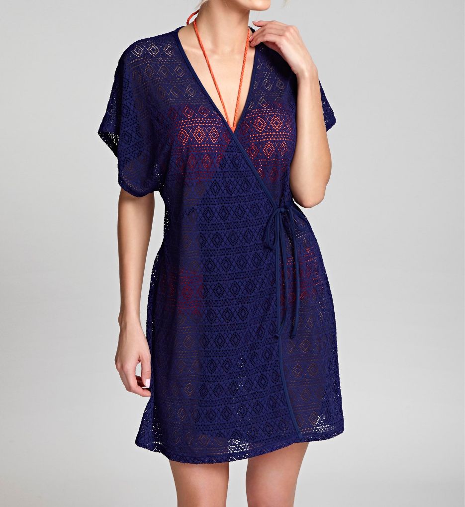 Beachwear Wrap Dress Swim Cover Up