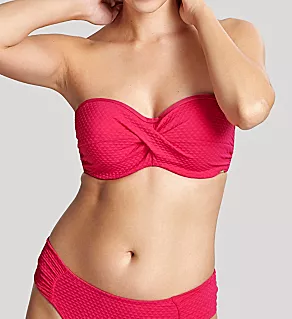 Echo Twist Bandeau Bikini Swim Top