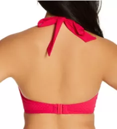 Echo Halter Balconnet Bikini Swim Top Hot Pink 30DD