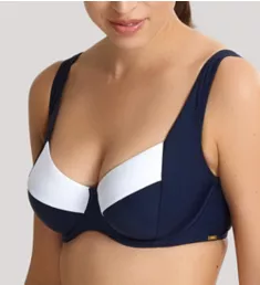 Catarina Balconnet Bikini Swim Top Midnight/White 30D