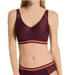 Kira Active Balconnet Crop Bikini Swim Top Mulberry 30E