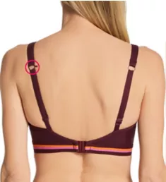 Kira Active Balconnet Crop Bikini Swim Top Mulberry 30E