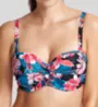 Panache Anya Riva Print Twist Bandeau Bikini Swim Top SW1403 - Image 1