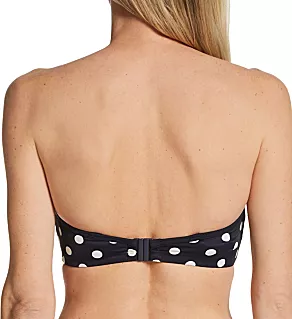 Anya Riva Spot Twist Bandeau Bikini Swim Top