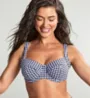 Panache Gingham Olivia Full Cup Bikini Swim Top SW1722