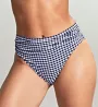 Panache Gingham Midi Brief Swim Bottom SW1729