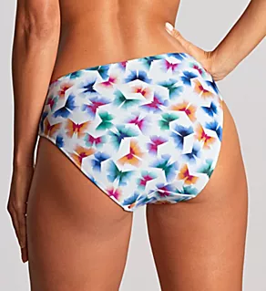 Flutter Mid-Brief Swim Bottom Flutter Print S