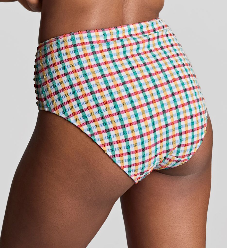 Panache Seersucker High Waist Brief Swim Bottom SW1755A - Image 2