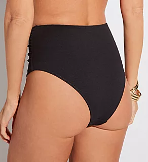 Spirit High Waist Brief Swim Bottom Black XL