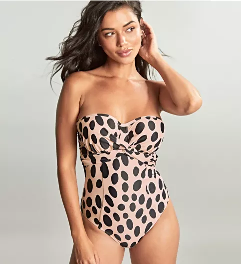 Panache Amalfi Tatiana Twist Bandeau One Piece Swimsuit SW1770