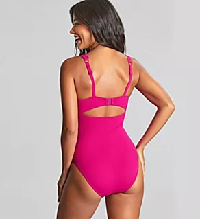 Spirit Rita Plunge One Piece Swimsuit Magenta 32D