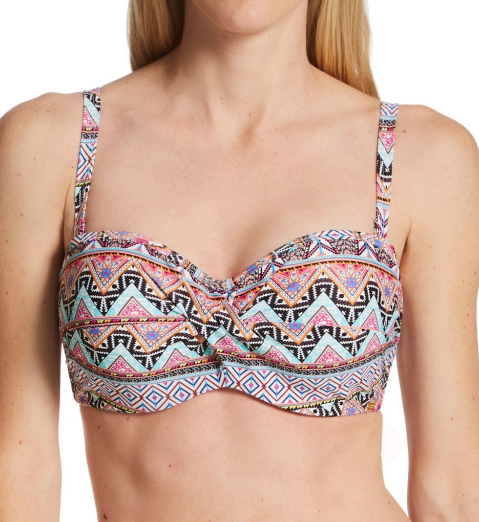 Eclectic Boho Bandeau Bikini Swim Top