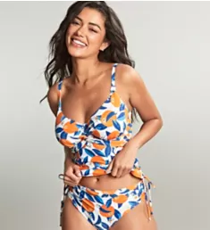 Sicily Eva Balcony Tankini Swim Top Sicily Print 30E