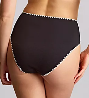 High Waist Bikini Swim Bottom AURORA B/W S
