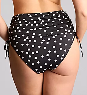 Polka Dot Midi Brief Swim Bottom