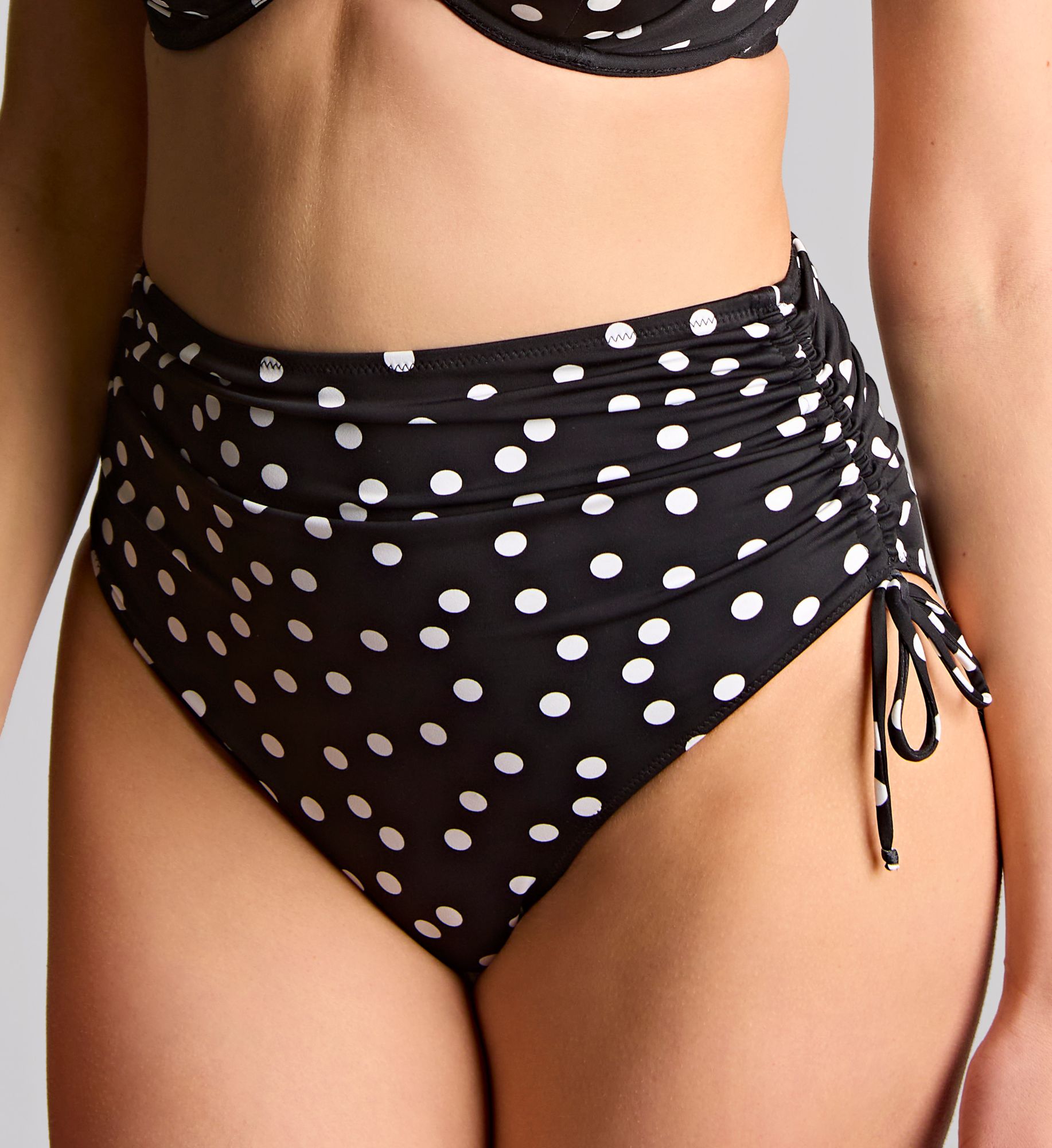 Panache Polka Dot Midi Brief Swim Bottom SW2049P - Image 1