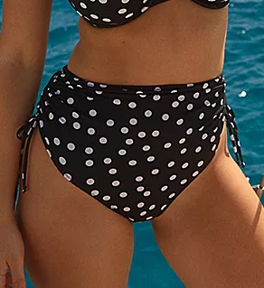 Polka Dot Midi Brief Swim Bottom