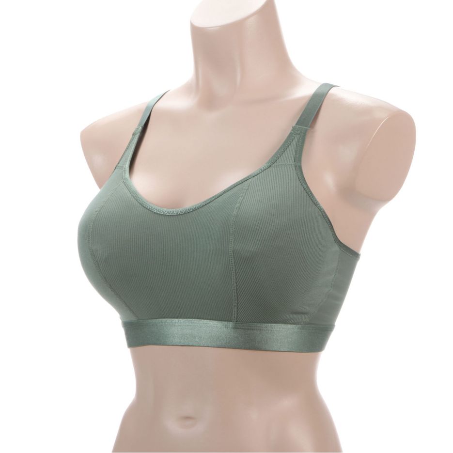 Wireless Lounge Bra in Scaled Green LIMITED EDITION