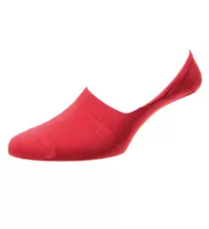 Seville Egyptian Cotton Invisible Sock Bright Red S