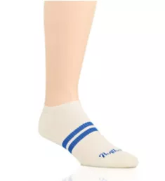 Sprint Egyptian Cotton 2 Stripe Trainer Sock Cream S