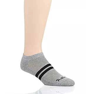 Sprint Egyptian Cotton 2 Stripe Trainer Sock Light Grey Mix S