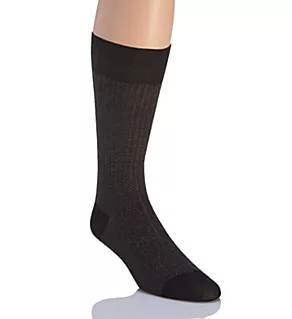 Fabian Herringbone Fancy Sock blk3 M