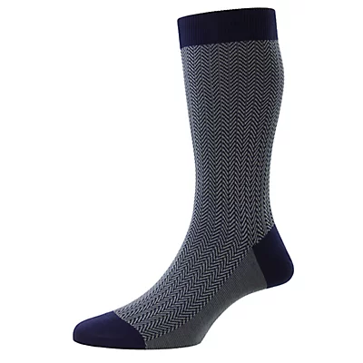 Fabian Herringbone Fancy Sock