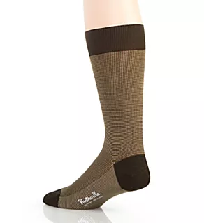 Tewkesbury 3 Colour Birdseye Sock DRKBM M