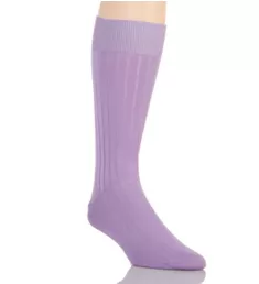 Pembrey Sea Island Cotton 9x1 Rib Crew Sock Lilac M