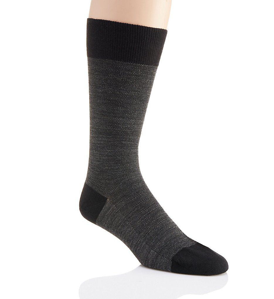 Pantherella 5920 Beaumont Merino Wool Sock (Black)