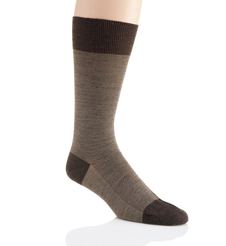 Pantherella 5920 Beaumont Merino Wool Sock (Dark Brown)