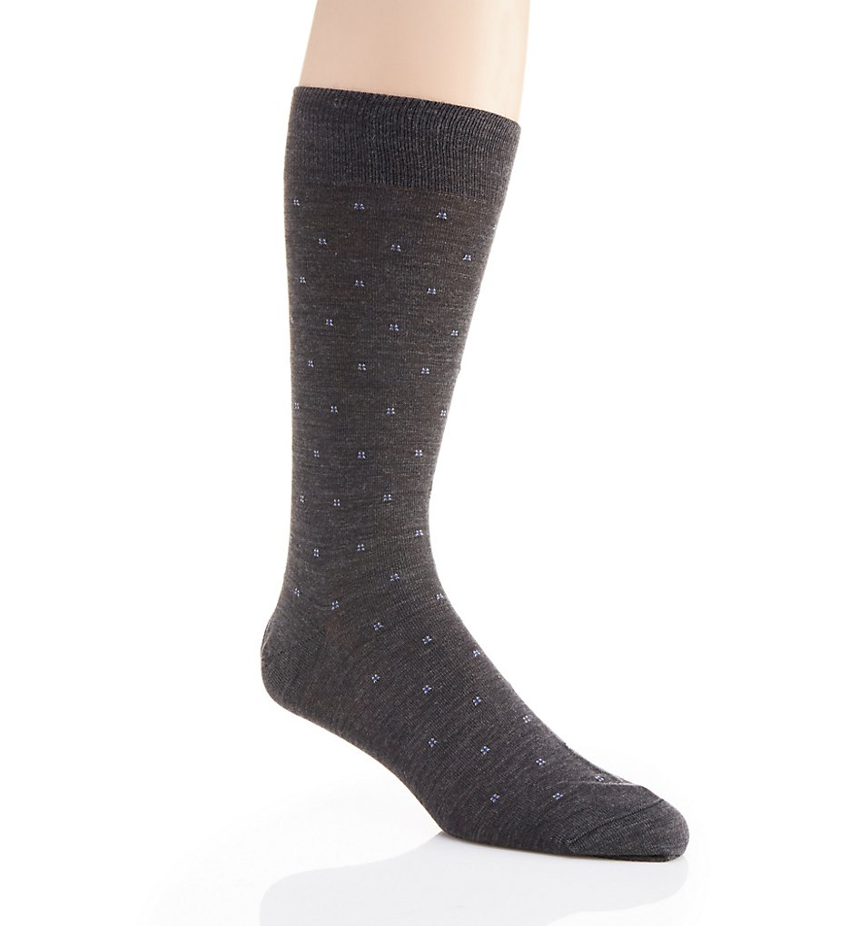 Pantherella 595388 Banim Merino Wool Sock (Dark Grey Mix)