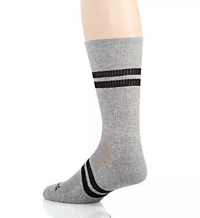 Spirit Egyptian Cotton 2 Stripe Sports Sock Light Grey Mix S