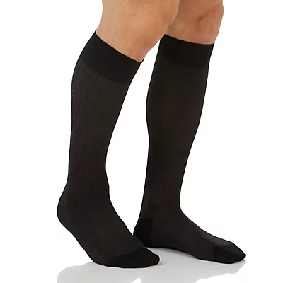 Fabian Herringbone Over The Calf Fancy Sock