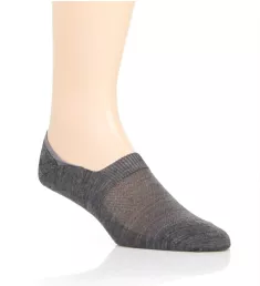 Mahon Merino Wool Invisible Sock Mid Grey Mix S