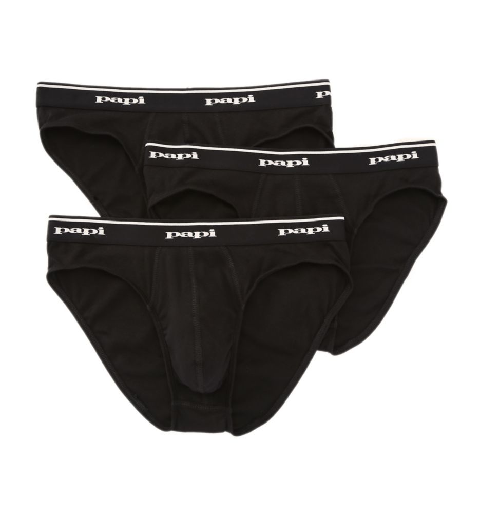 3-Pack Cotton Jockstraps  Black – Papi Underwear