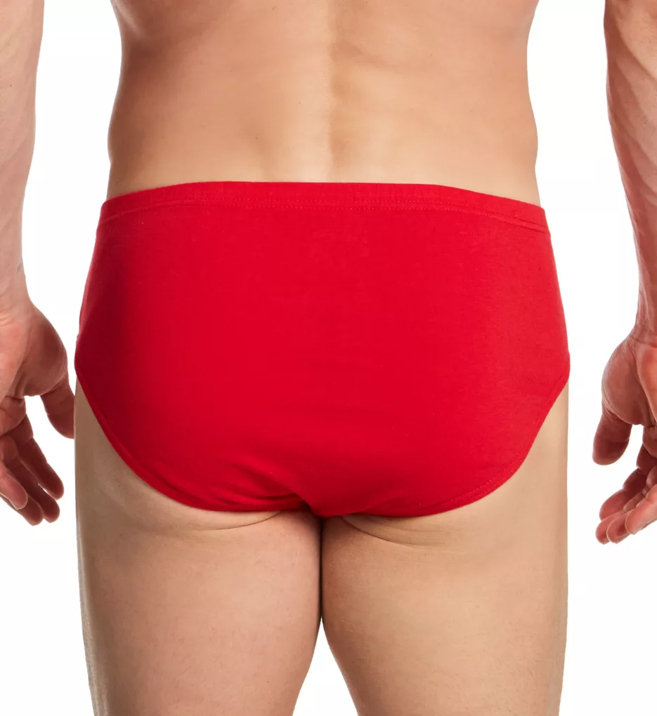 Papi 100% Cotton Low Rise Brief - 5 Pack GRDAST S  - Image 2