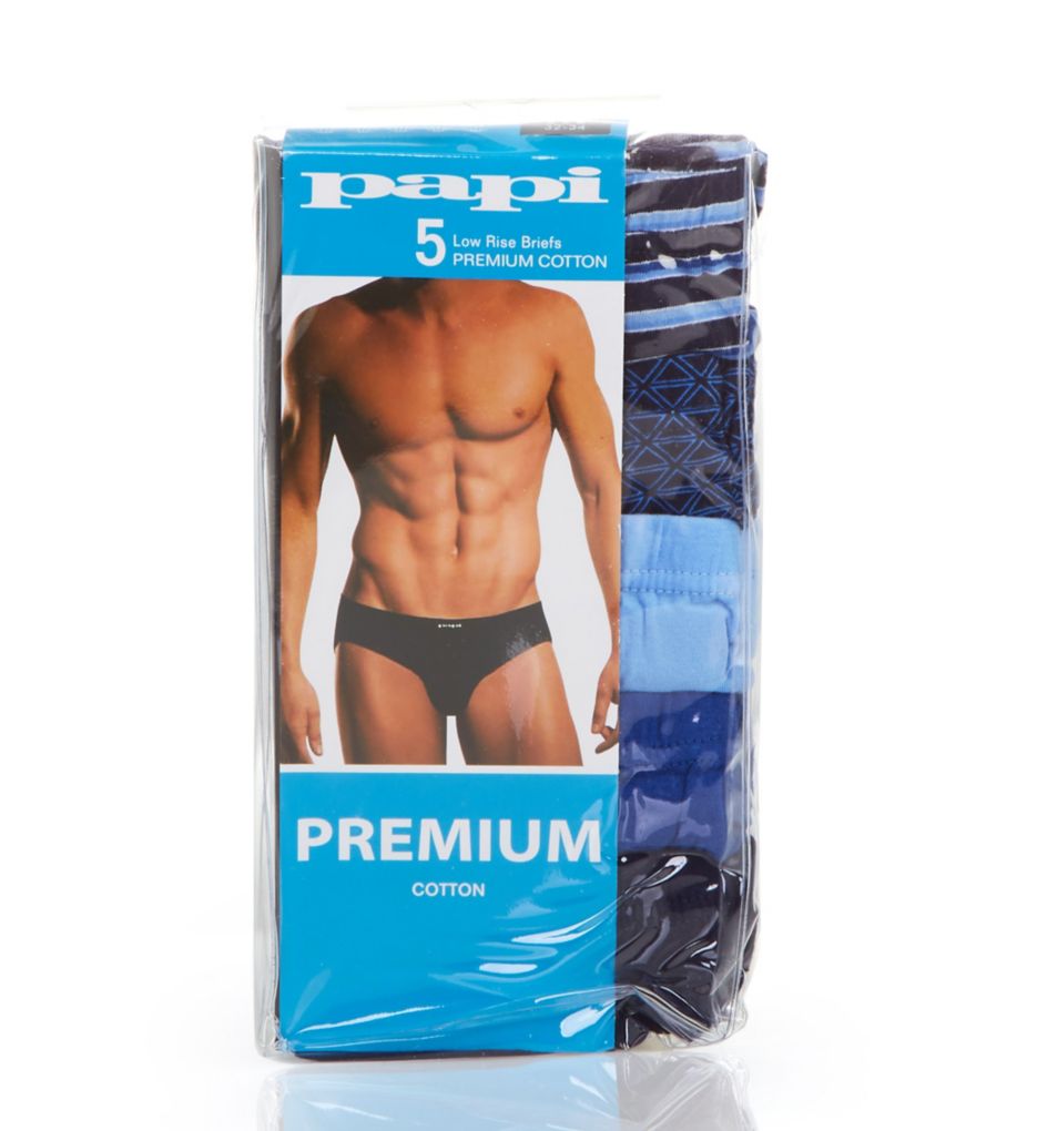 100% Cotton Low Rise Brief - 5 Pack-cs1