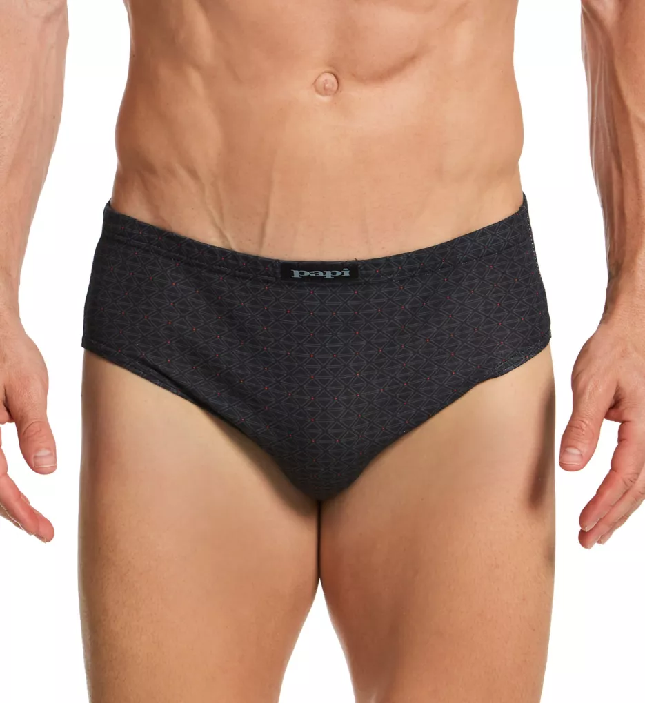 Papi 100% Cotton Low Rise Brief - 5 Pack GRDAST S  - Image 1