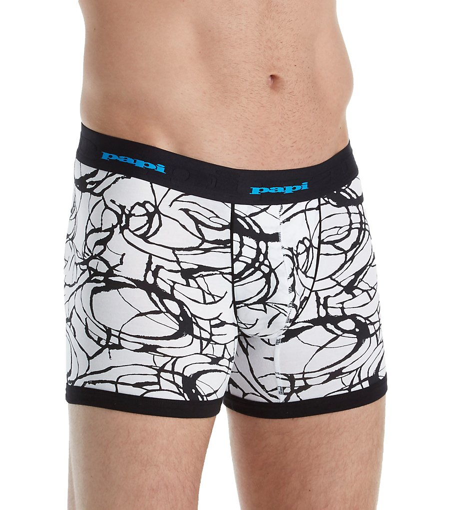 Papi 554503 Black and White Spiro Mid Trunk (Black/White)