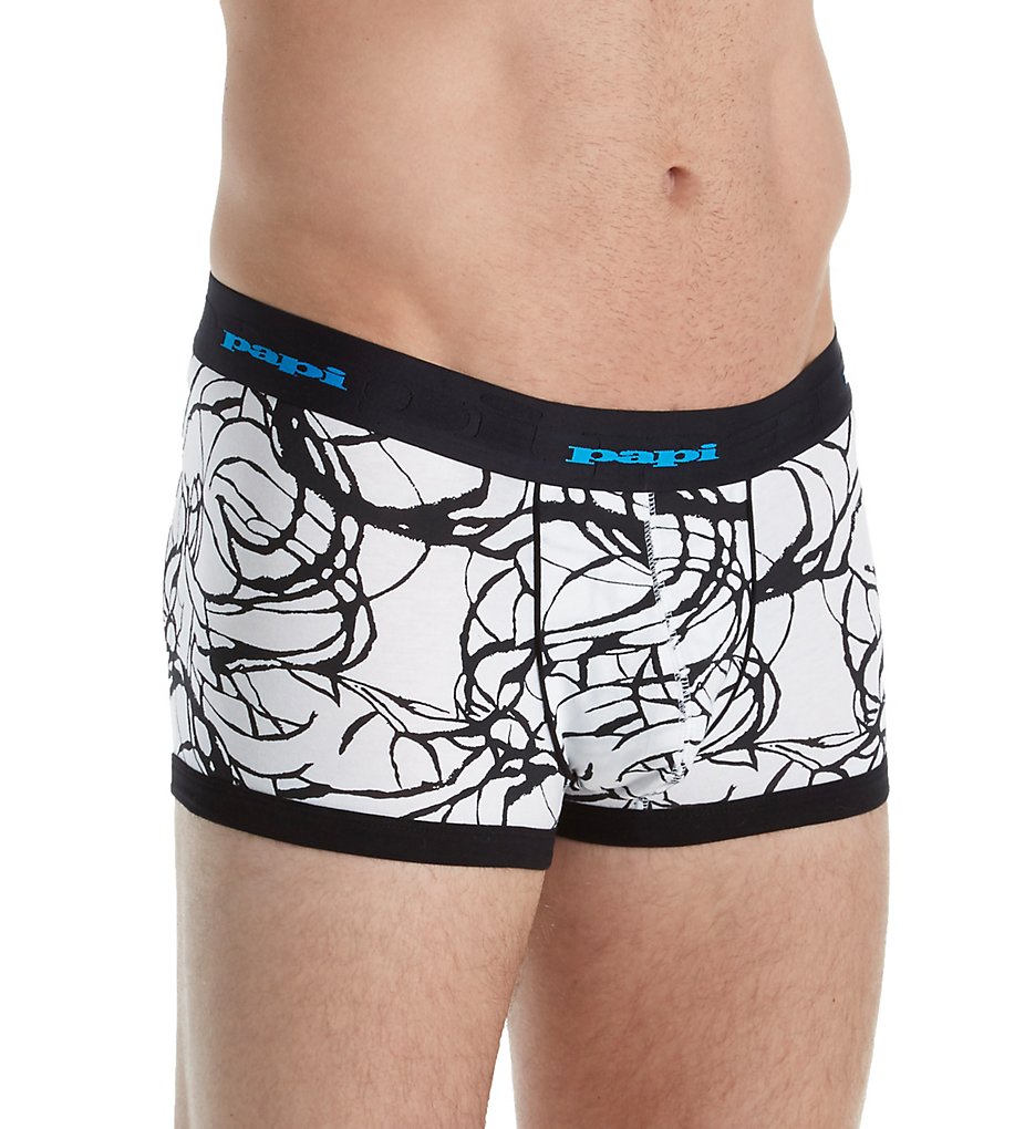 Papi 554553 Black and White Spiro Brazilian Trunk (Black/White)