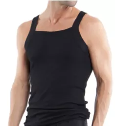 Essentials 100% Cotton Square Neck Tank - 3 Pack