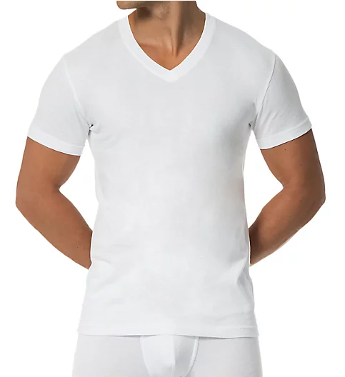  Essentials 100% Cotton V-Neck T-Shirt - 3 Pack 559104