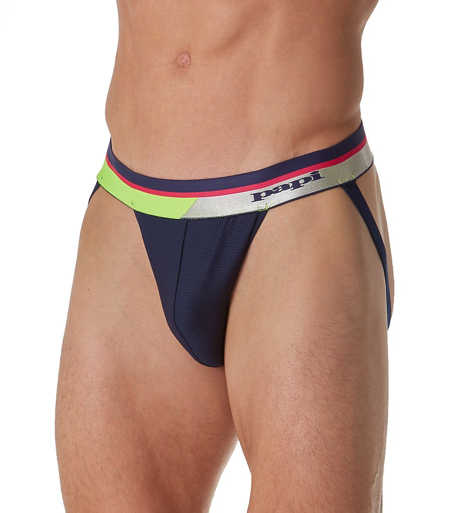 Papi 626925 Velocity Honeycomb Mesh Jockstrap (Navy)