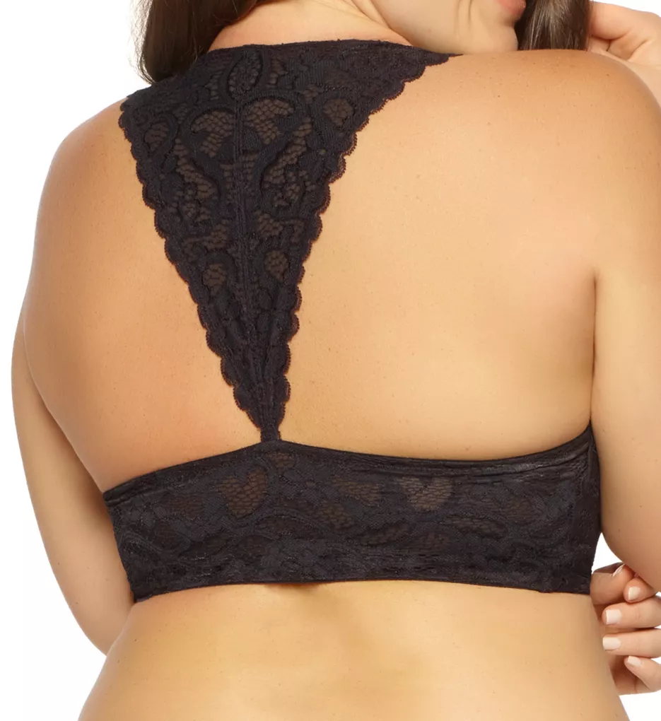Paramour by Felina Tempting Lace Bra - Women’s Plus Size Lingerie (Black,  40C)