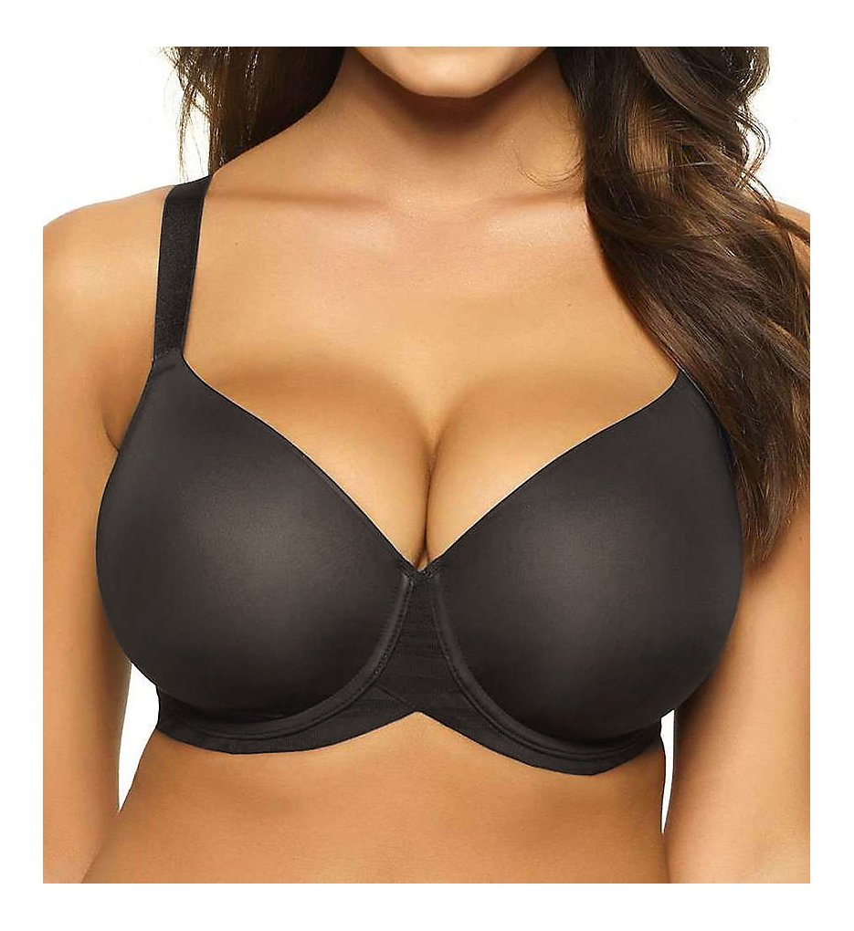 Paramour by Felina 245033 Marvelous Seamless Side Smoother Contour Bra (Black)