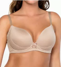 Casey Plunge Molded Bra European Nude 30D