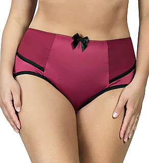 Charlotte High Waist Brief Panty Rio Red 4X